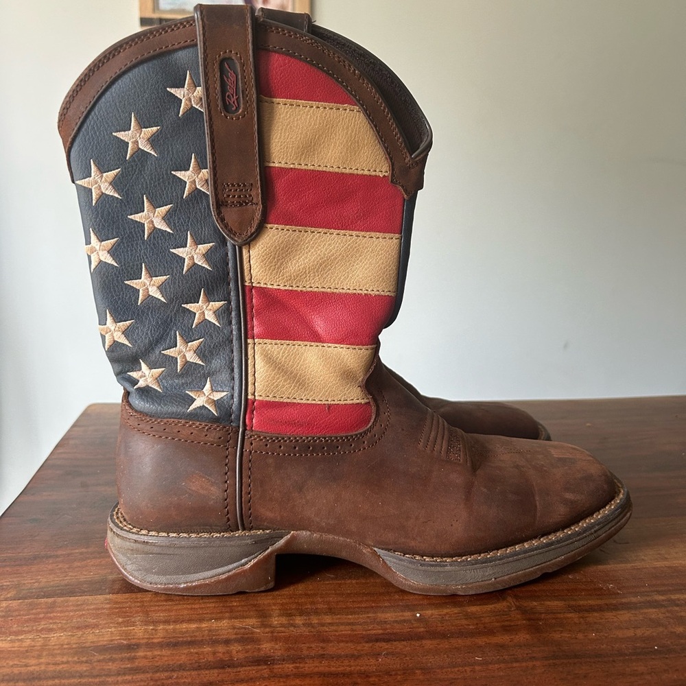 Durango Men's Patriotic Brown Boots